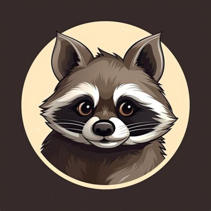 Charming Raccoon Profile Picture For Social Media