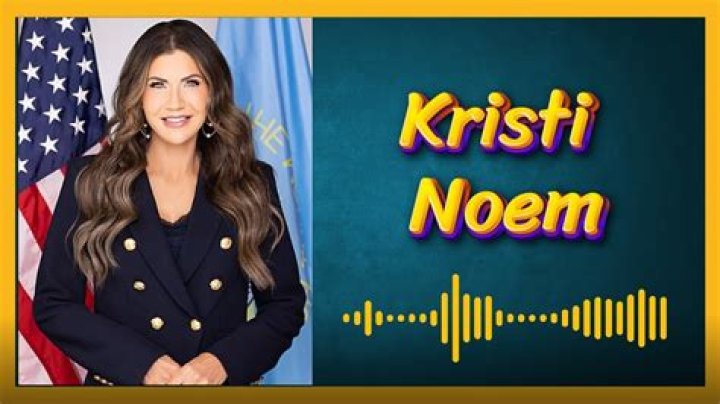 Discover The Correct Pronunciation Of Kristi Noem