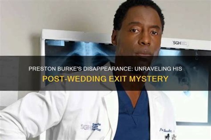 Unraveling The Enigmatic Preston Burke From Grey's Anatomy